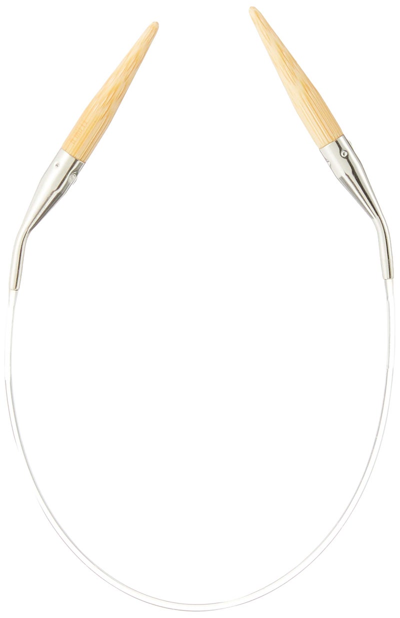 Bamboo Circular Knitting Needles "Takumi", 9-Inch Size 8 (3016/9-08)